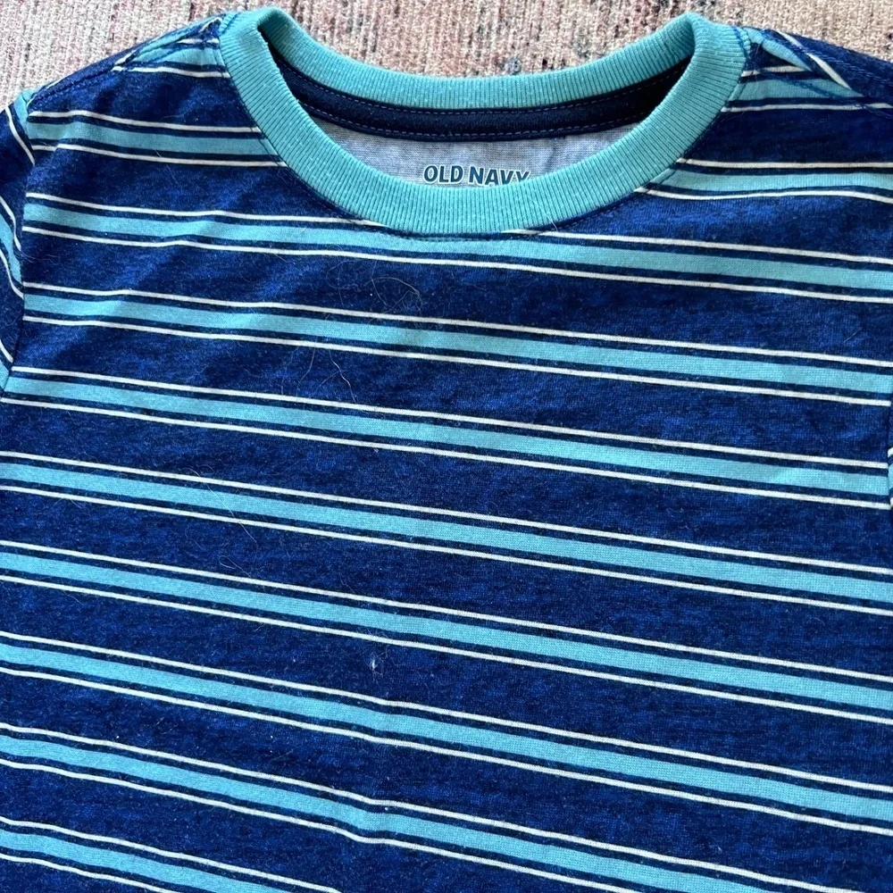 Old Navy Blue Striped Pajama Top